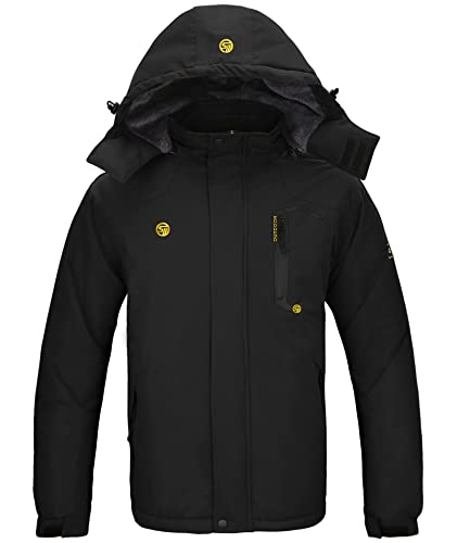 winterjacke herren wasserdicht fleece skijacke winddicht outdoor jacke swisswell mit kapuze