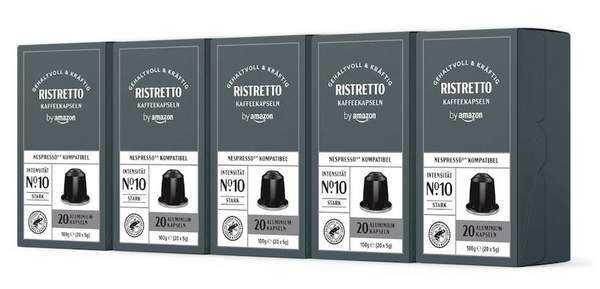 ristretto kaffeekapseln 100x von amazon kompatibel mit nespresso 13,82