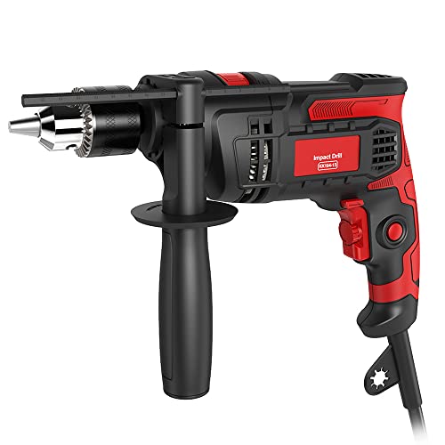 Produktbild: bohrmaschine 850w schlagbohrmaschine 3000 rpm 2 in 1 mit tiefenanschlag und zusatzhandgriff