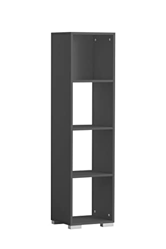 Schildmeyer regal carlos anthrazit 36,3 x 33 x 142,7 cm aufbewahrung schrank
