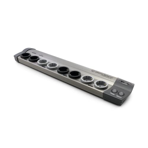 OEHLBACH powersocket 907 MKII steckdose, gebürstetes aluminium