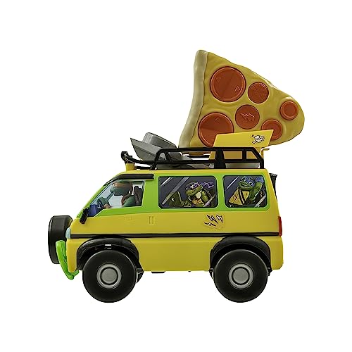 ferngesteuerter ninja turtles pizza blaster mit pizza-wurf, für kinder ab 5 jahren