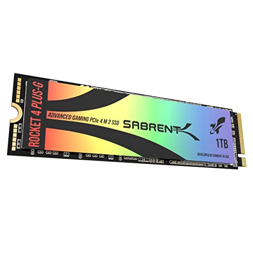 sabrent m.2 nvme ssd 1tb für gaming-laptops und desktops (sb-rktg-1tb)