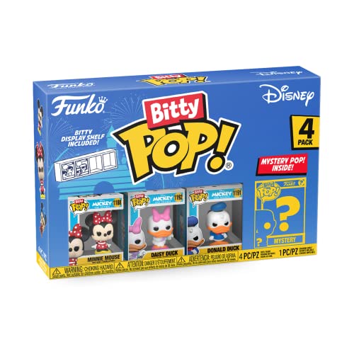 funko bitty pop! disney figuren 4er pack oder spider-man figur