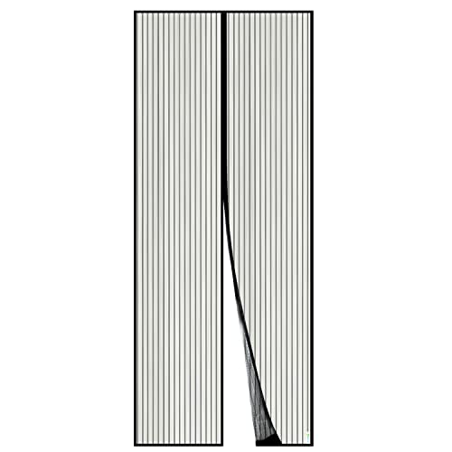 apalus fliegengitter tür, magnetischer insektenschutz für balkontüren, 75 x 220 cm