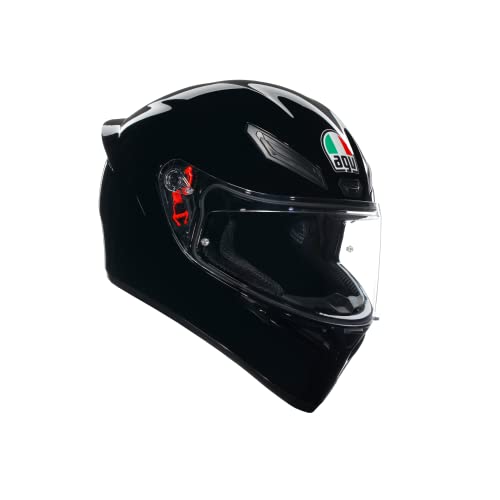 agv k1 s e2206 motorrad helm schwarz, intercom ready