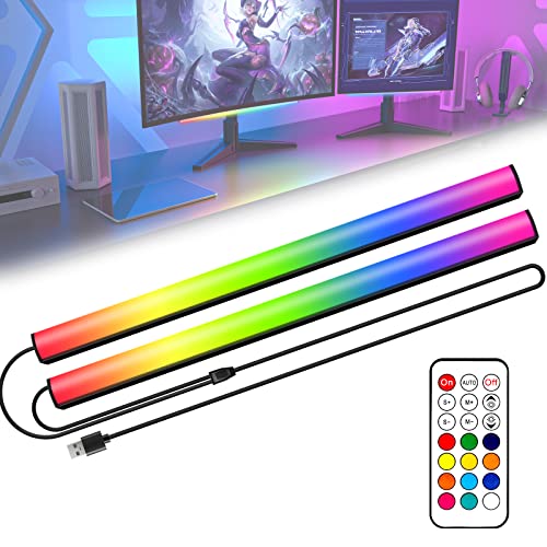 abcidy rgb gaming beleuchtung led unter monitor lampe mit fernbedienung