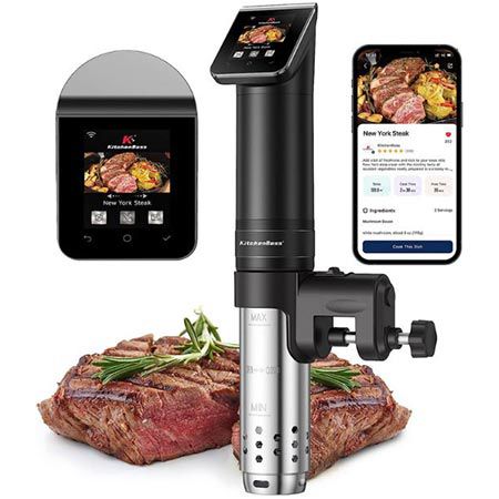 kitchenboss g330 sous vide garer stick mit wlan, 128,56 statt 180