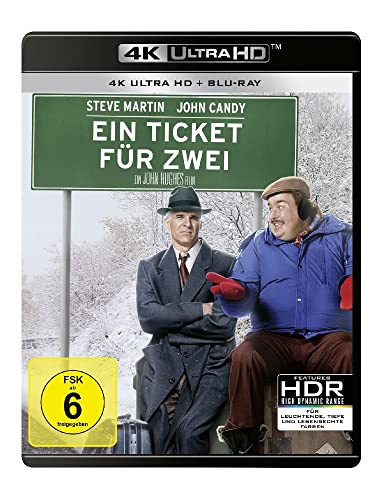 Ein Ticket für Zwei (1987) - 4K Blu-ray, Steve Martin, John Candy, IMDB 7,6