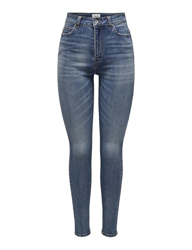 Produktbild: only damen jeans onliconic hw sk long ank denim medium blue 28W 32L
