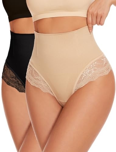 Produktbild: Shapewear Damen Bauchweg Unterhose Tanga Miederhose Bauchkontrolle String