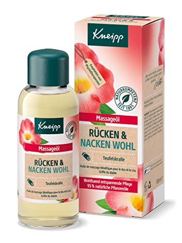 kneipp massageöl rücken mit teufelskrallenextrakt 100ml entspannende pflege