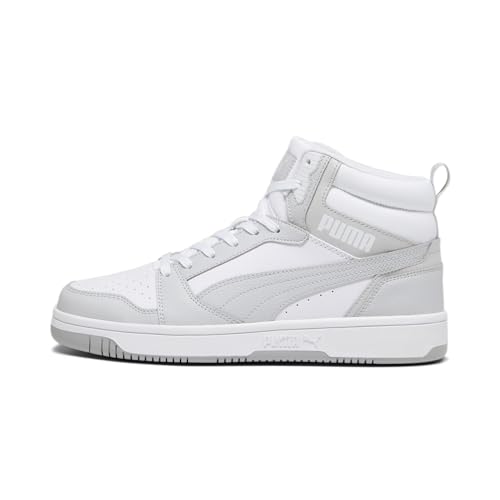 puma rebond v6 sneaker unisex 42 eu weiß aschgrau