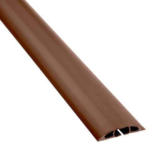 d-line kabelkanal bodenschutz cc-3, schutz für kabel 60 mm x 1,8 m - braun