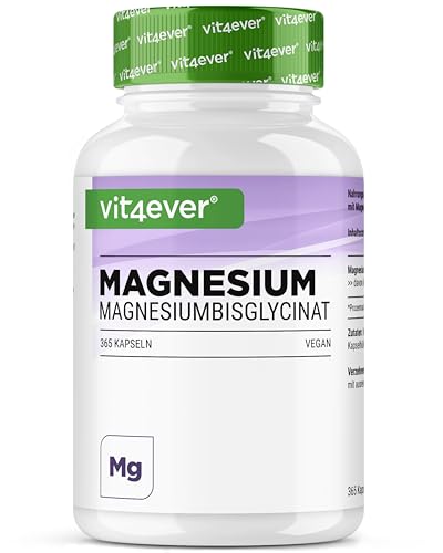 magnesium bisglycinat 365 kapseln 155 mg vegan amazon