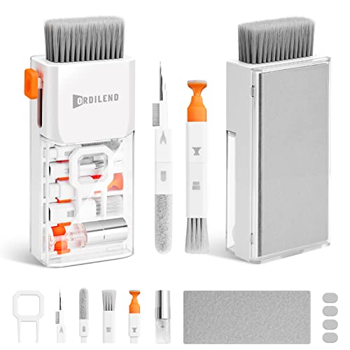 ordilend keyboard cleaning set 10-in-1 mit spray und bürste für laptop tablet pc monitor