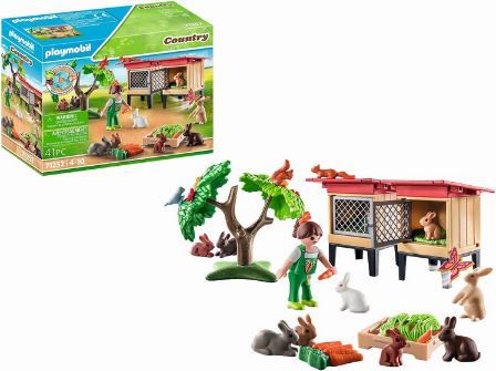 playmobil kaninchenstall set 71252 country für 7,99 statt 15