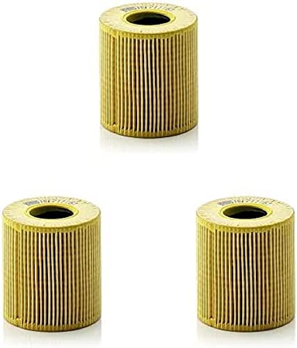 mann-filter ölfilter hu 711/51 x set mit dichtung für autos, 3er pack