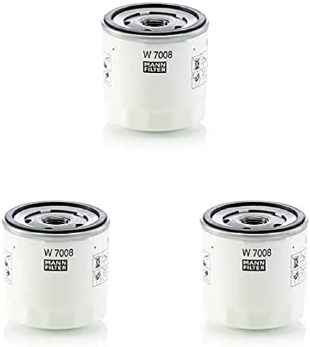 mann-filter oil filter w 7008, 3er pack für pkws und nutzfahrzeuge