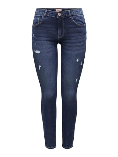onldaisy push up skinny jeans damen destroyd denim 26w 32l