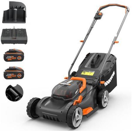 Worx WG734E nitro akku-rasenmäher set 40cm für 297,49 statt 350