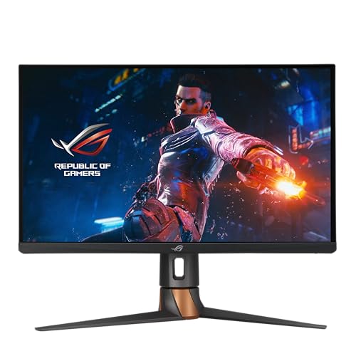 asus rog swift pg27aqn 27 zoll monitor, displayport 1.4 dsc, schwarz