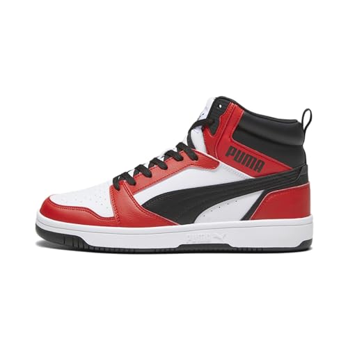 puma rebound v6 sneaker unisex weiß schwarz rot 38 eu