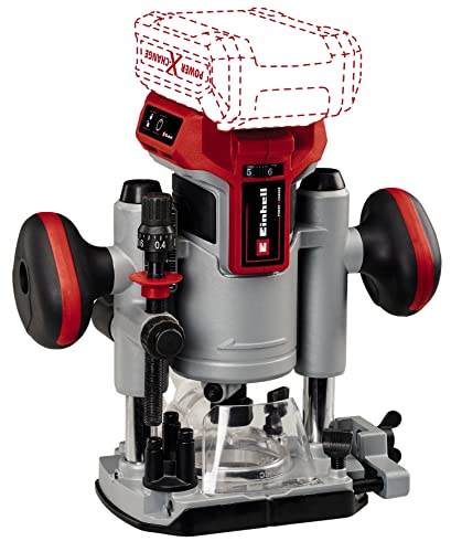 einhell professional akku oberfräse tp-ro 18 li brushless 18 v 35 mm hubhöhe mit parallelanschlag