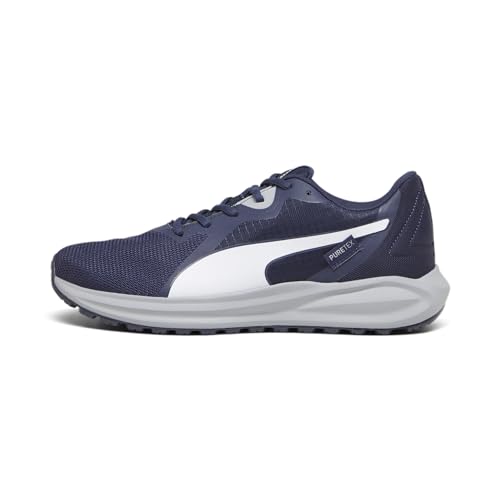 puma twitch runner pt x unisex straßen-laufschuhe marineblau mittelgrau 36 eu