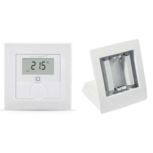 homematic ip wandthermostat mit luftfeuchtigkeitssensor, app, alexa, google assistant