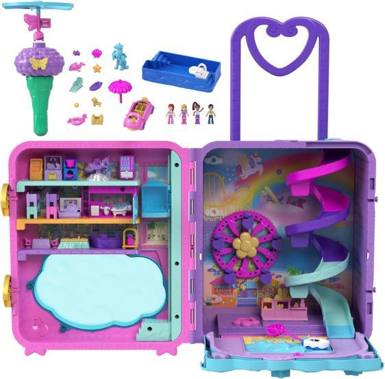polly pocket pollyville reise rollkoffer urlaub für 39,99 euro statt 55 euro