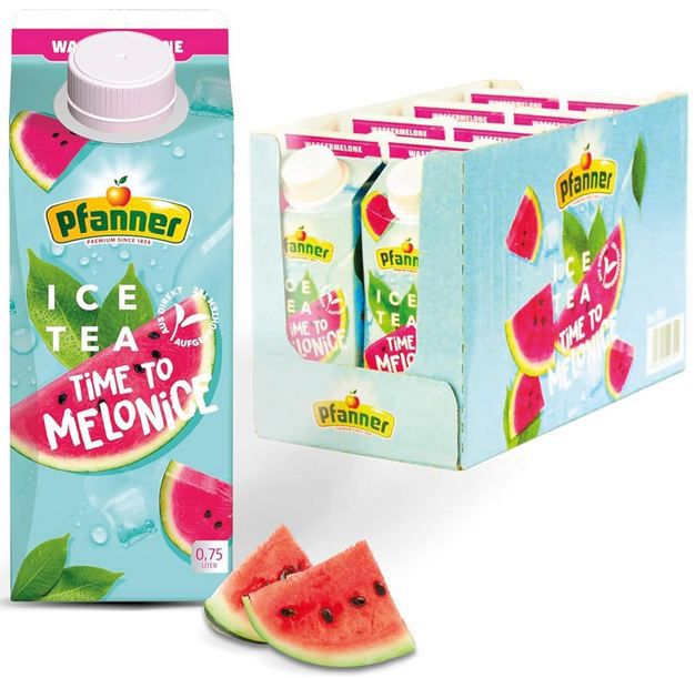 pfanner eistee wassermelone 8x750ml ab 9,60 (statt 12)