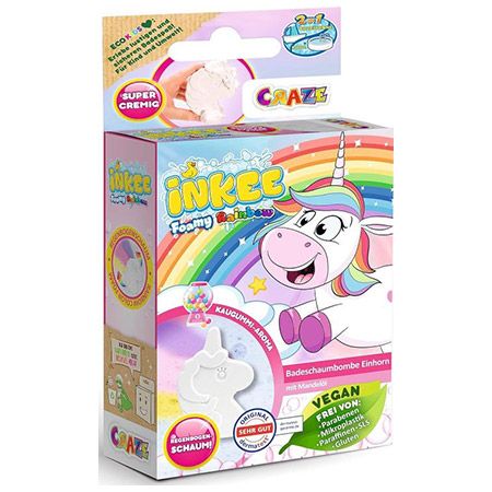 Produktbild: INKEE Badebombe Foamy Unicorn, 60g, Badewanne Upgrade