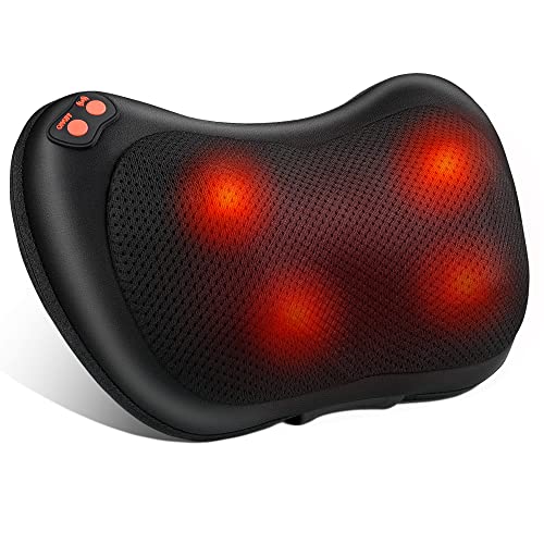 Produktbild: shiatsu massagegerät mit wärmfunktion, massagekissen für nacken, schulter, rücken