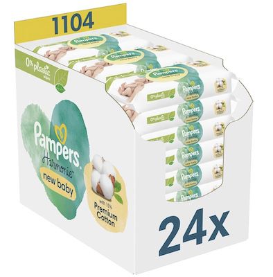 pampers baby feuchttücher harmonie 1.104er pack für 20 euro statt 31 euro