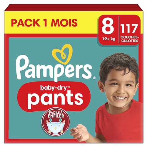 pampers windeln pants größe 8 baby-dry 117 stk 19kg+ auslaufschutz 360 fit