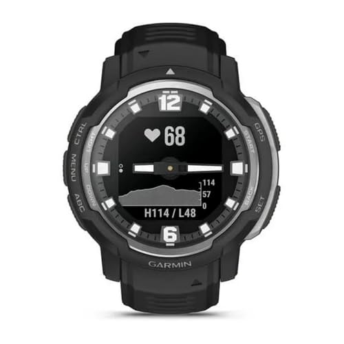 garmin smartwatch unisex schwarz silber one size für erwachsene