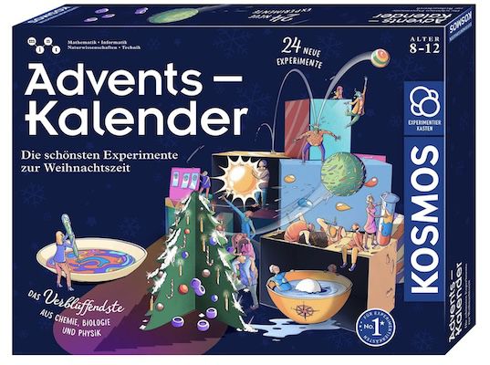 kosmos experimentierkasten adventskalender für kinder, 22,99 statt 33