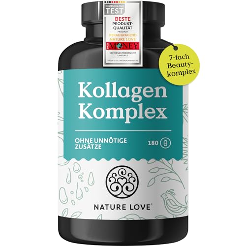 kollagen komplex mit hyaluron, biotin, selen, zink, vitamin c, 180 kapseln