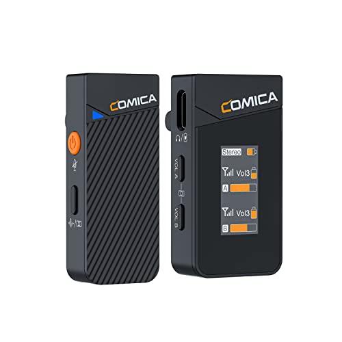 comica vimo c1 drahtlos lavalier mikrofon 2.4g funkmikrofon für kamera pc android streaming