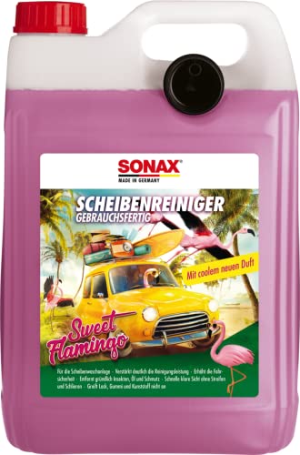 SONAX Scheibenreiniger Sweet-Flamingo 5L für Scheiben- & Scheinwerferwaschanlage