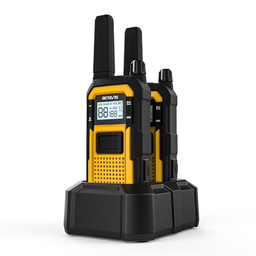 Produktbild: retevis rb648 walkie talkie 2er set wasserdicht ip67 staubdicht für outdoor mit vibration sos