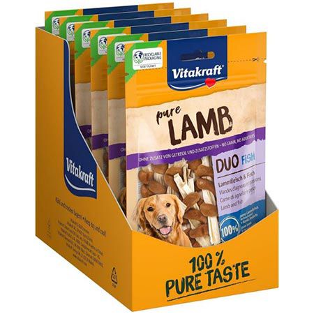 vitakraft hundeleckerli 8er pack fleischsnacks lamb duo für hunde ab 9,35