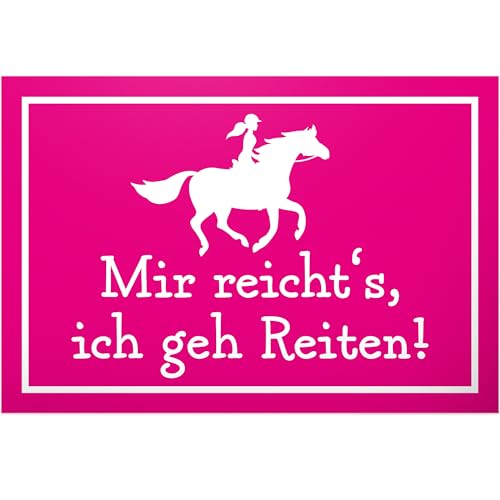 Produktbild: dankeDir! reiten schild 30 x 20 cm geschenk frauen reiterin geburtstag dekoration
