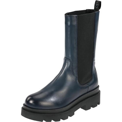 chelsea boots damen petrol aus rindsleder handgefertigt in portugal UK4,5 - EU37