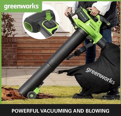 greenworks 40v akku laubsauger laubbläser für 107,99 euro statt 150 euro
