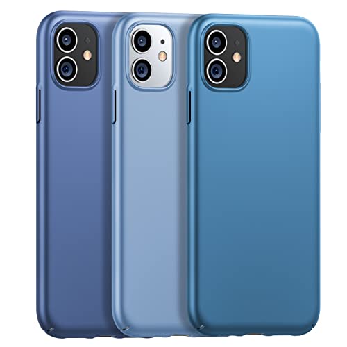 torras iPhone 11 hülle ultradünn, allround schutz, schwarz, samtige griffigkeit