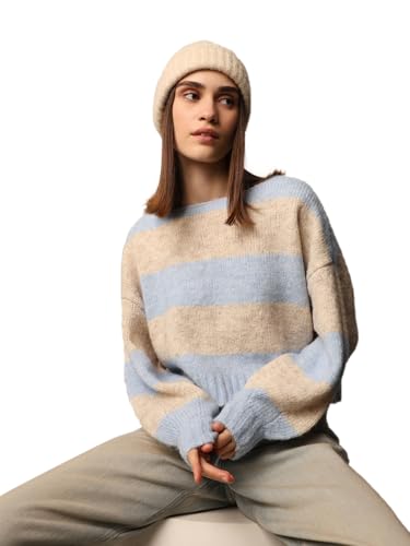 Produktbild: ONLAYA L/S Boatneck Pullover für Damen aus Baumwolle