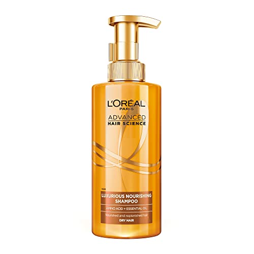 l'oral paris shampoo für alle haartypen, mit aminosäuren und ätherischen ölen, 440 ml