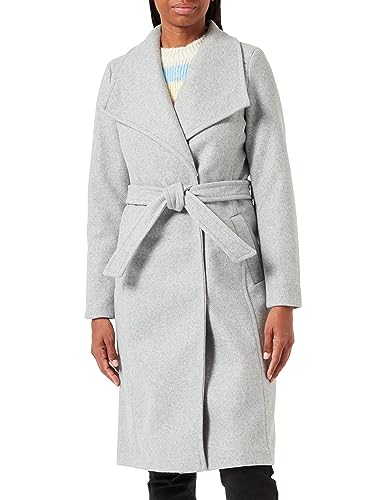 vero moda langmantel vmpaula fie noos in schwarz